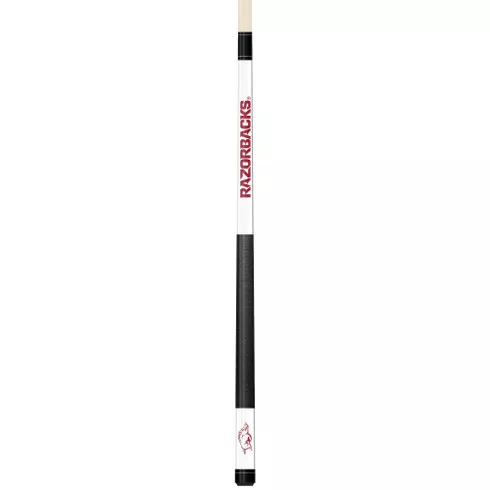 Arkansas Razorbacks 19oz White Laser Etched 58" Cue