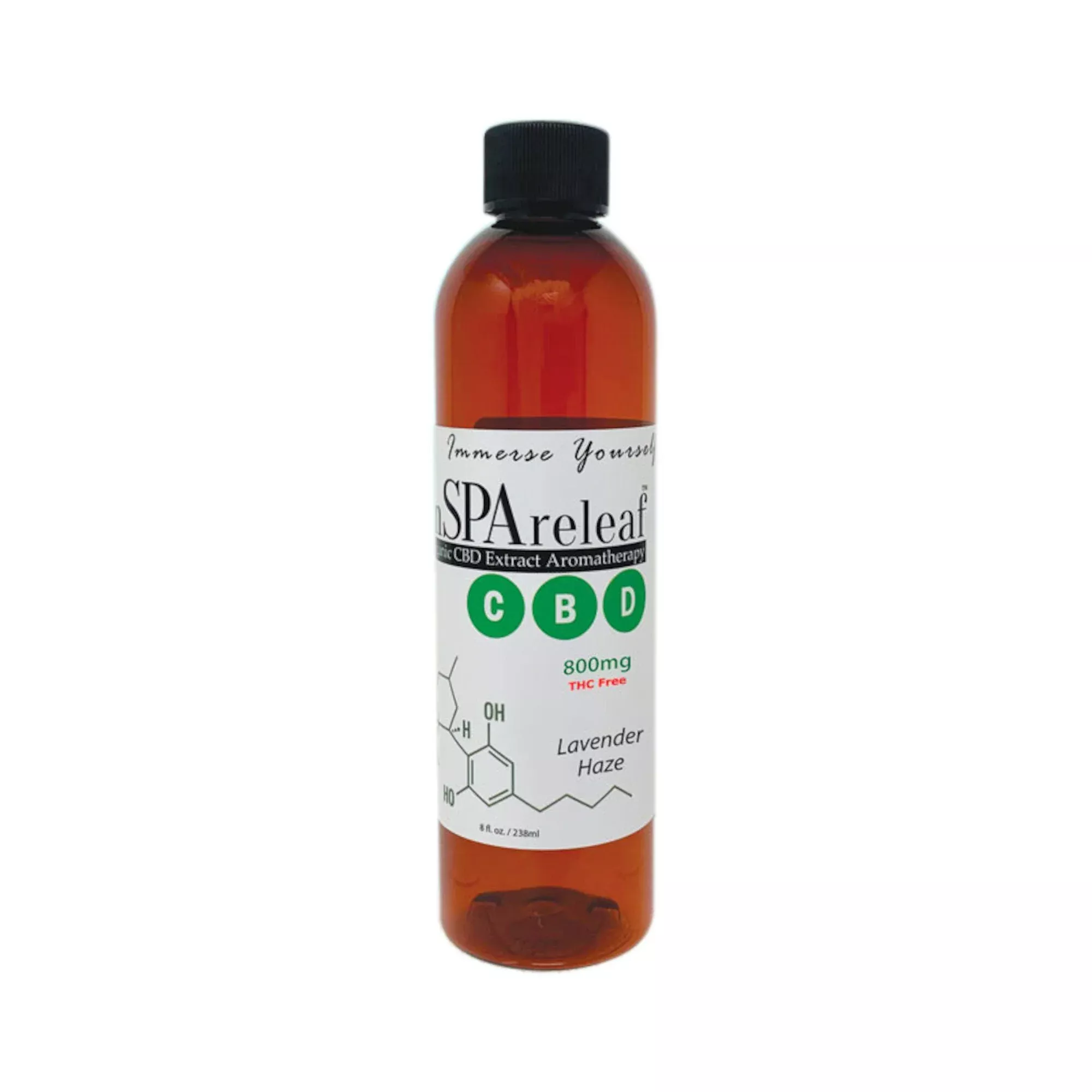 Aromatherapy, inSPAration releaf, 8 oz CBD Liquid - Lavender Haze : 1696