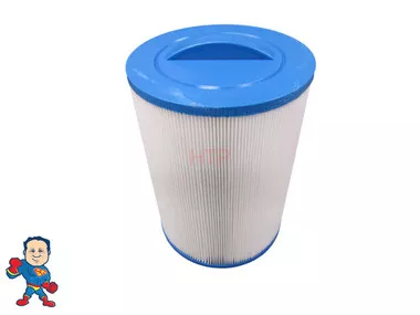 Artesian Filter Cartridge, 40sqft, 2" male pipe thread, 6" Wide, 8" Tall