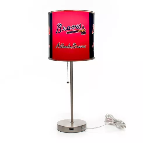 Atlanta Braves Chrome 19" Lamp