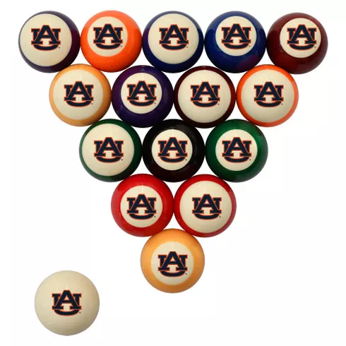 Auburn Tigers Billiard Ball Set