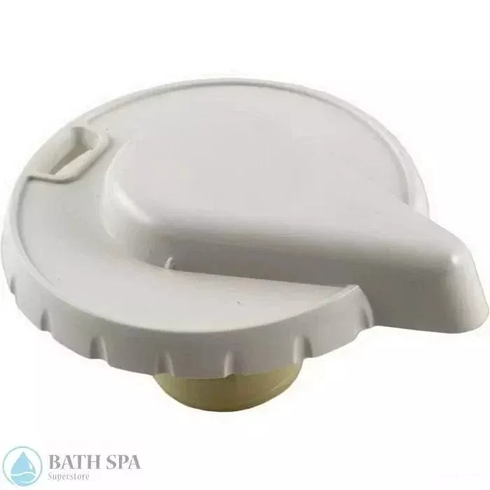 Balboa 1 Inch Slimline Tear Drop Air Control Handle Assembly White 50 2339 WHT