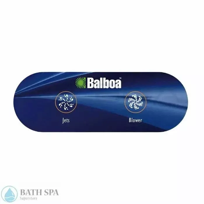 Balboa 2-Button AX20 Topside Panel Overlay [Jets/Blower] (40098)