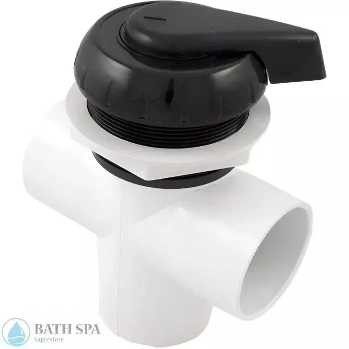 Balboa 2″ Hydroflow 3-Way Diverter Valve [Black] (11-4000)
