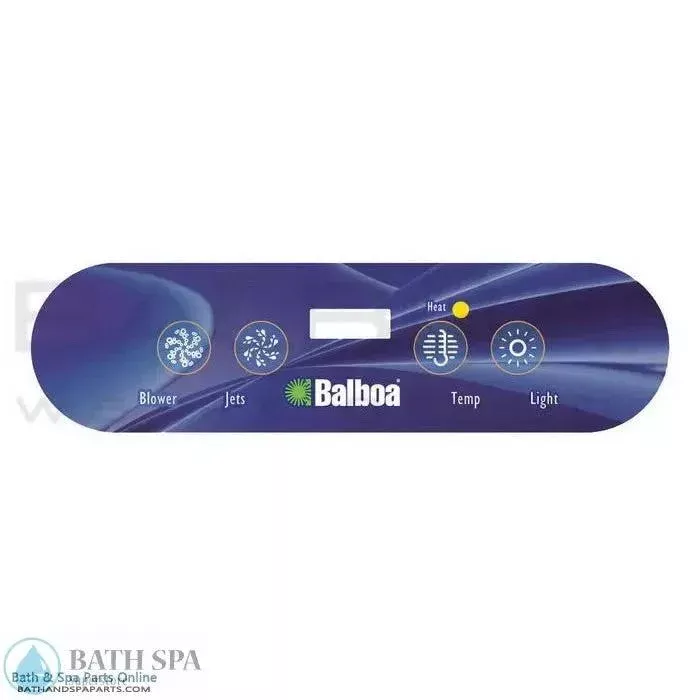 Balboa 4-Button VL400 Topside Panel Overlay (11888)