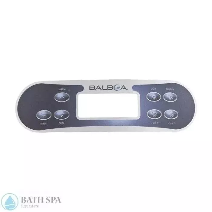Balboa 7-Button VL700S Topside Panel Overlay (11688)