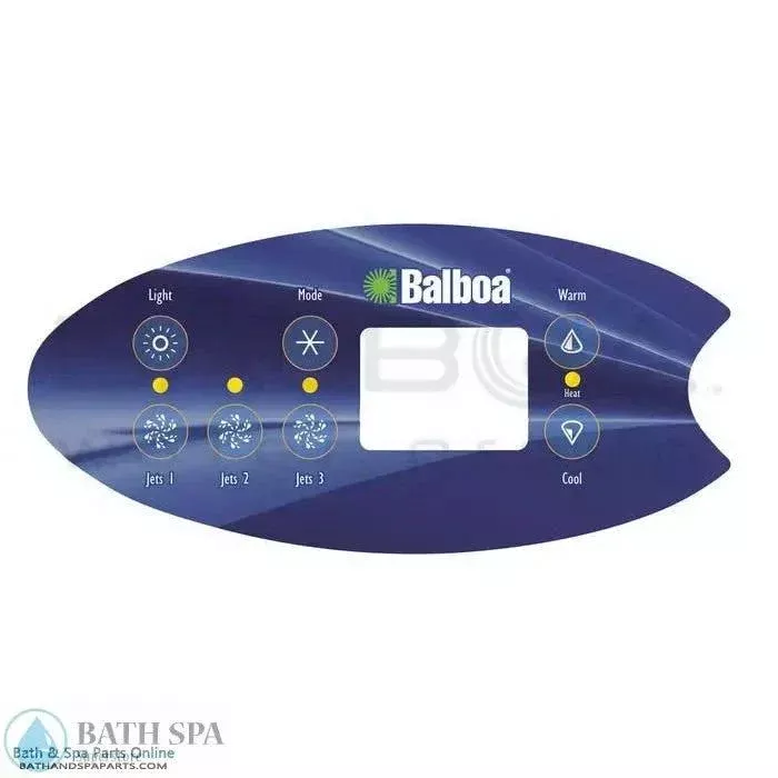 Balboa 7-Button Vl702S Topside Panel Overlay [3-Jets] (11957)