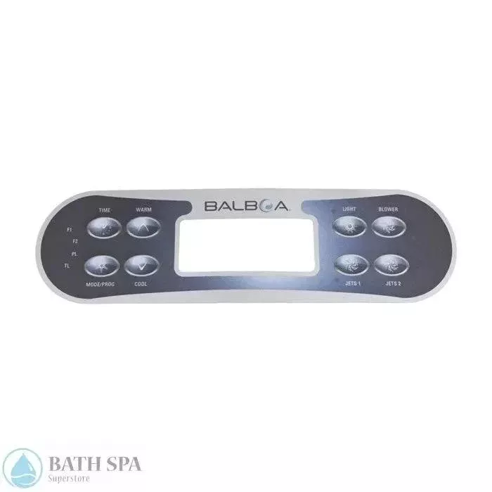 Balboa 8-Button E8 Ml700/600 Topside Panel Overlay (11281)