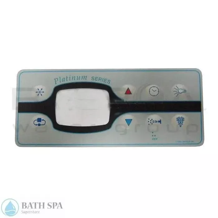 Balboa 8-Button E8 Serial Digital Jacuzzi Whirlpool Topside Panel Overlay (10644)