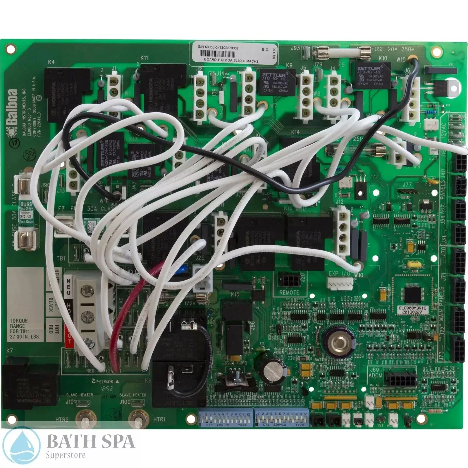 Balboa Circuit Board - EL8000 Mach 2 (52888-01) [53858-04]