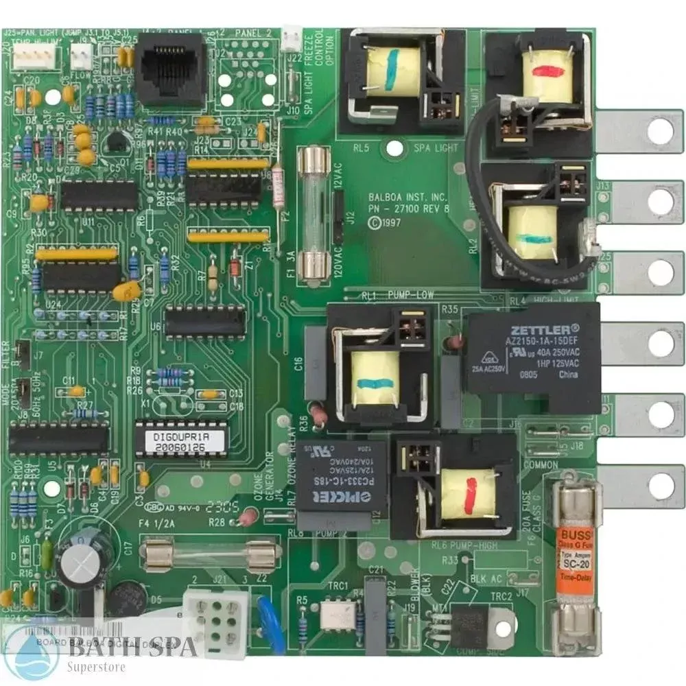 Balboa Circuit Board – Emerald Spas [SS23D Digital Duplex] (50833)