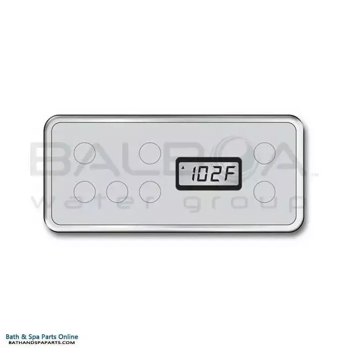 Balboa D3000 E8 Serial Standard Spa Topside Panel [W/Blt Mode] (51633-01)