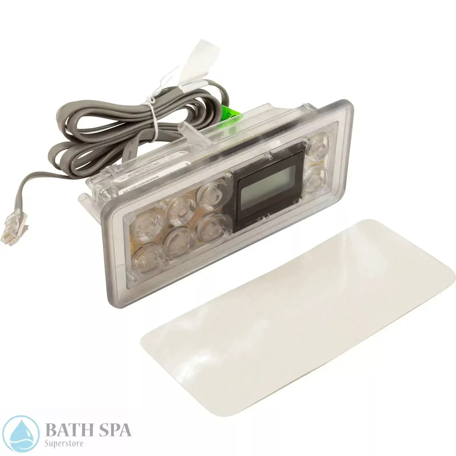 Balboa E8 Serial Standard Spa Topside Panel [No Overlay] (54112-01)