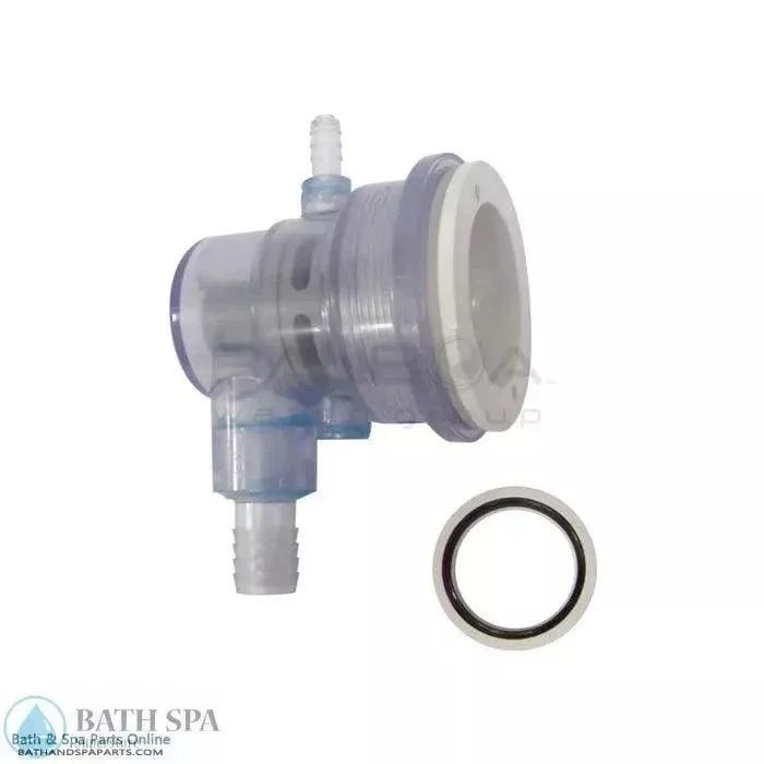 Balboa Freedom Series Jet Assembly W/Manifold Barb [Adjustable] [White] (10-FS76TA WHT)