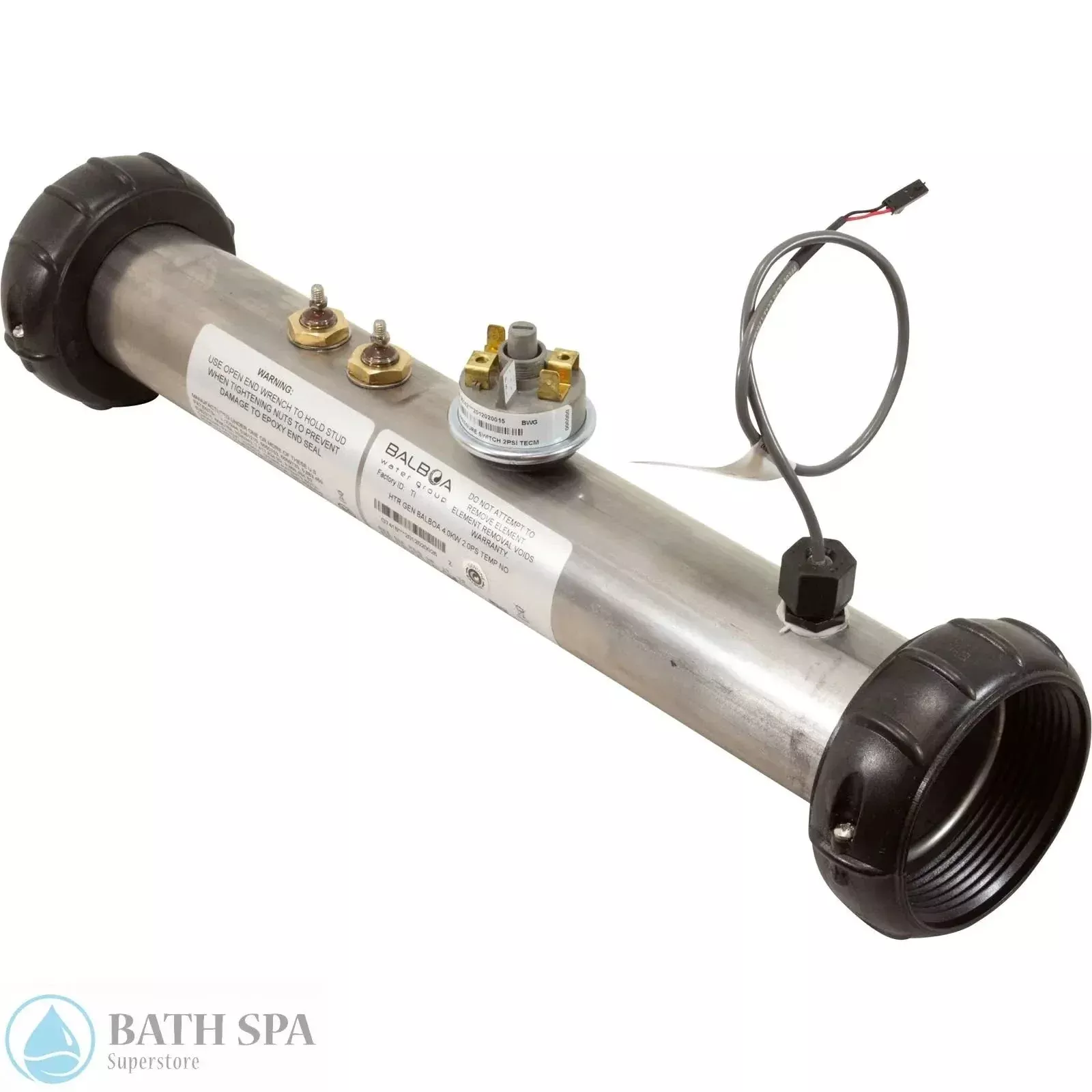 Balboa M7 Flo-Thru Spa Heater 4.0Kw [2" x 15"] [240v] (58067) [G7418]