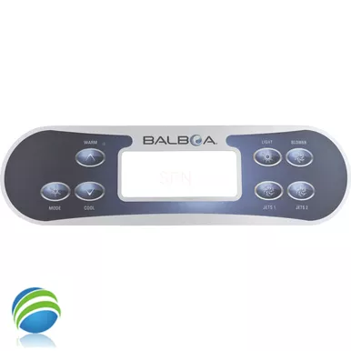 Balboa Overlay Sticker, VL700S, 7 Button, 2 Pump