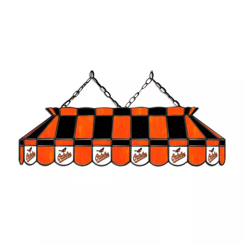 Baltimore Orioles 40" Stained Glass Lamp