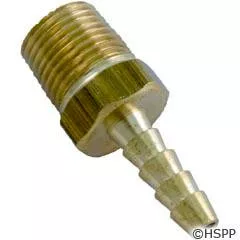 Barb Adapter, 1/8"b x 1/8"mpt, Brass