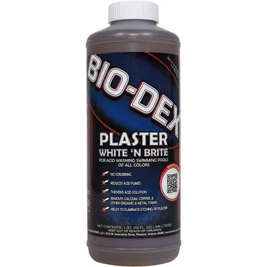 Bio-Dex PWB32 Plaster White 'N Brite Acid Wash Additive 1 Quart