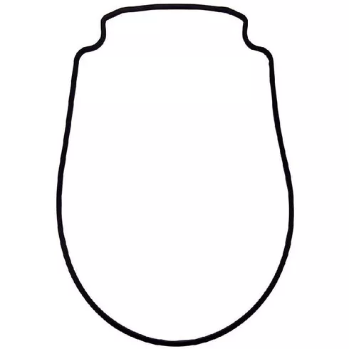 Black WhisperFlo Seal Plate Gasket, G-413-9