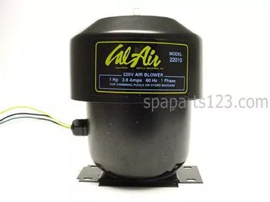 BLO05000010 Cal Spa Air Blower Complete w/ Wire 1.5HP 110 UL Regular Air, DISCONTINUED REPLACE WITH NEW STYLE BLOWER