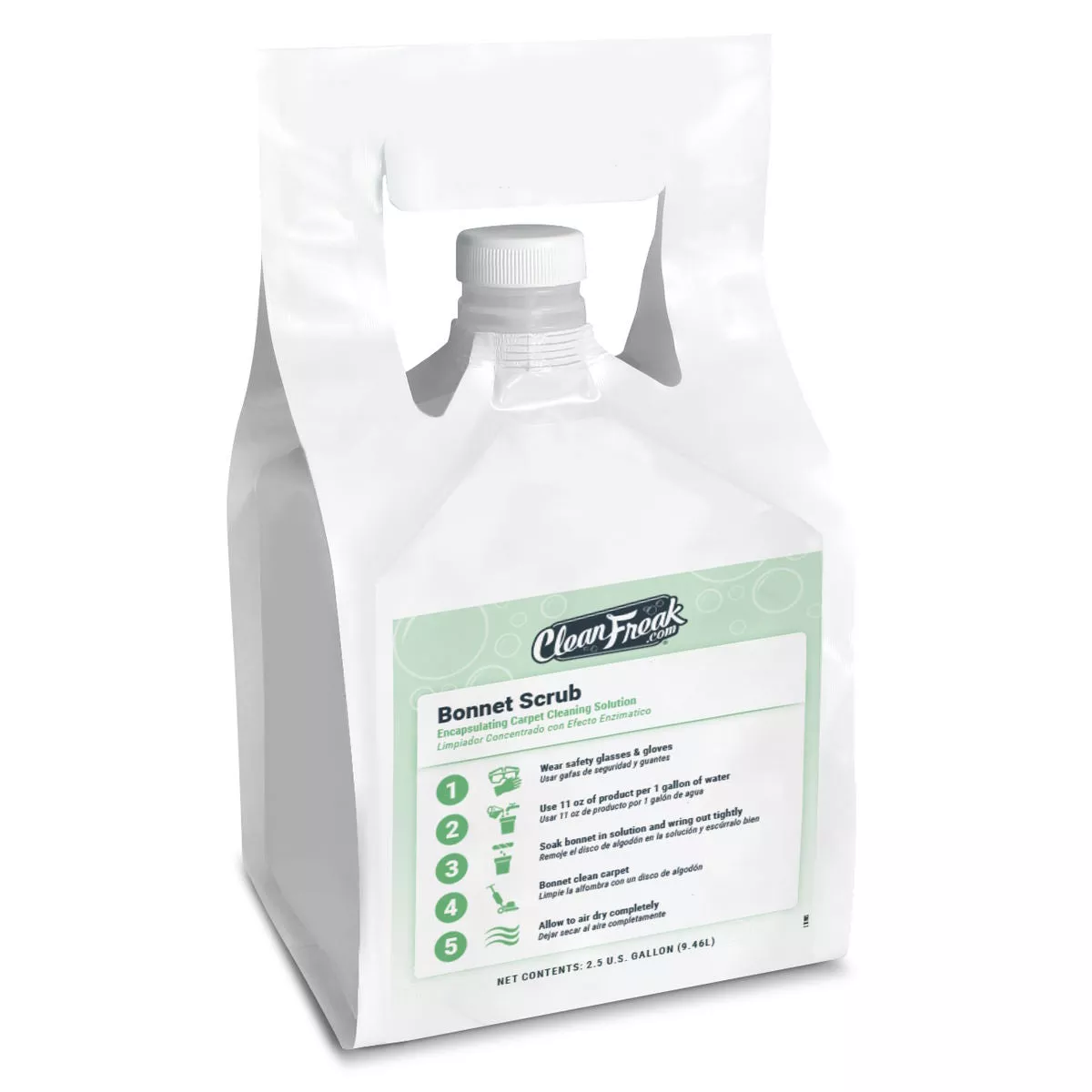 ‘Bonnet Scrub’ Encapsulating Carpet Cleaning Solution (2.5 Gallon FlexMax Pouch)