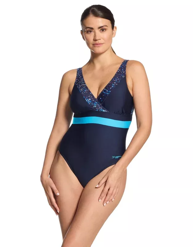 Boronia Squareback Swimsuit – Navy