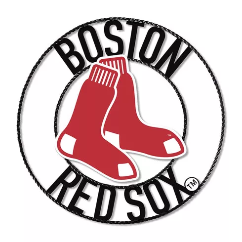 Boston Red Sox 24" Wrought Iron Wall Art