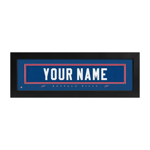 Buffalo Bills Name Plate Custom Print