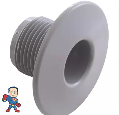 Bullet Jet Internal, Waterway, Ozone Cluster, 2" face diameter, Fixed, Smooth, Gray, 1" Hole Size