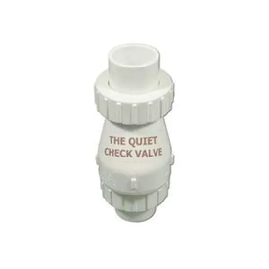 Check Valve, Magic, 1/2lb Spring, 1" x 1" Unions, White : 0823-10