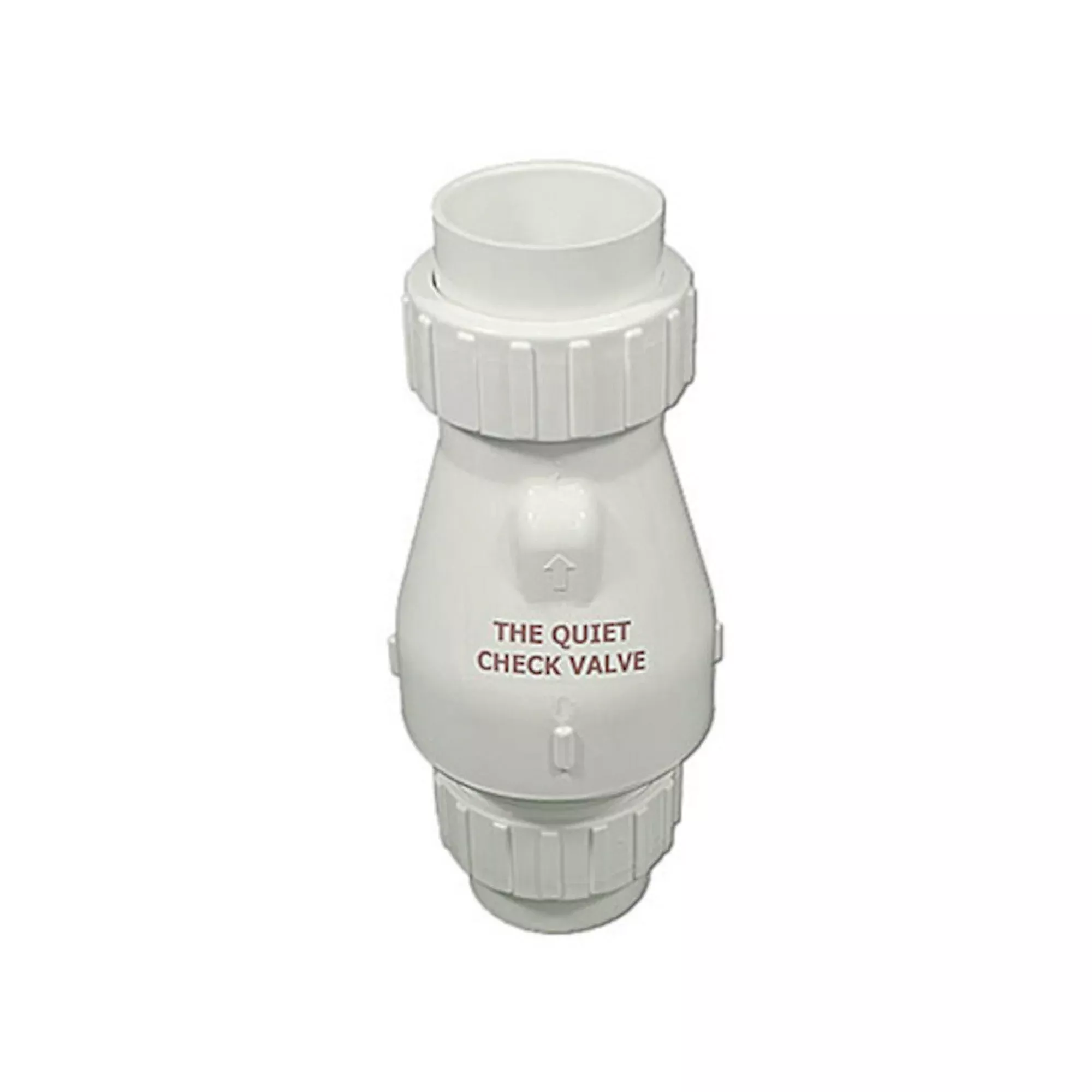 Check Valve, Magic, 1/2lb Spring, 2″Union x 2″Union, White : 0823-20