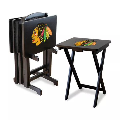 Chicago Blackhawks TV Snack Tray Set