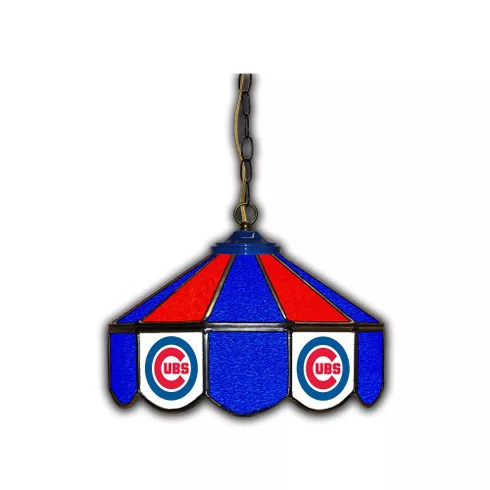 Chicago Cubs 14" Stained Glass Pub Light