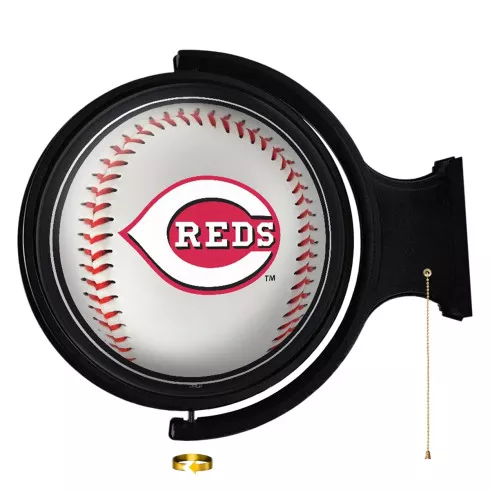 Cincinnati Reds: Baseball - Original Round Rotating Lighted Wall Sign