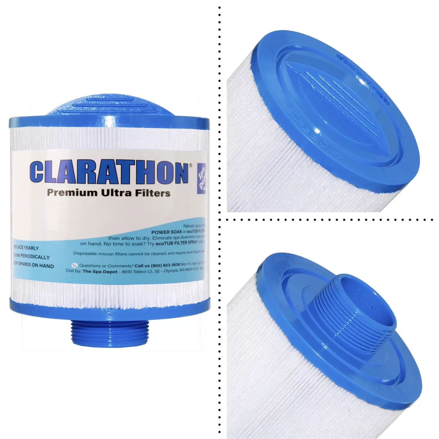 Clarathon FC-0122 Spa Filter PSG13.5P4 4CH-19