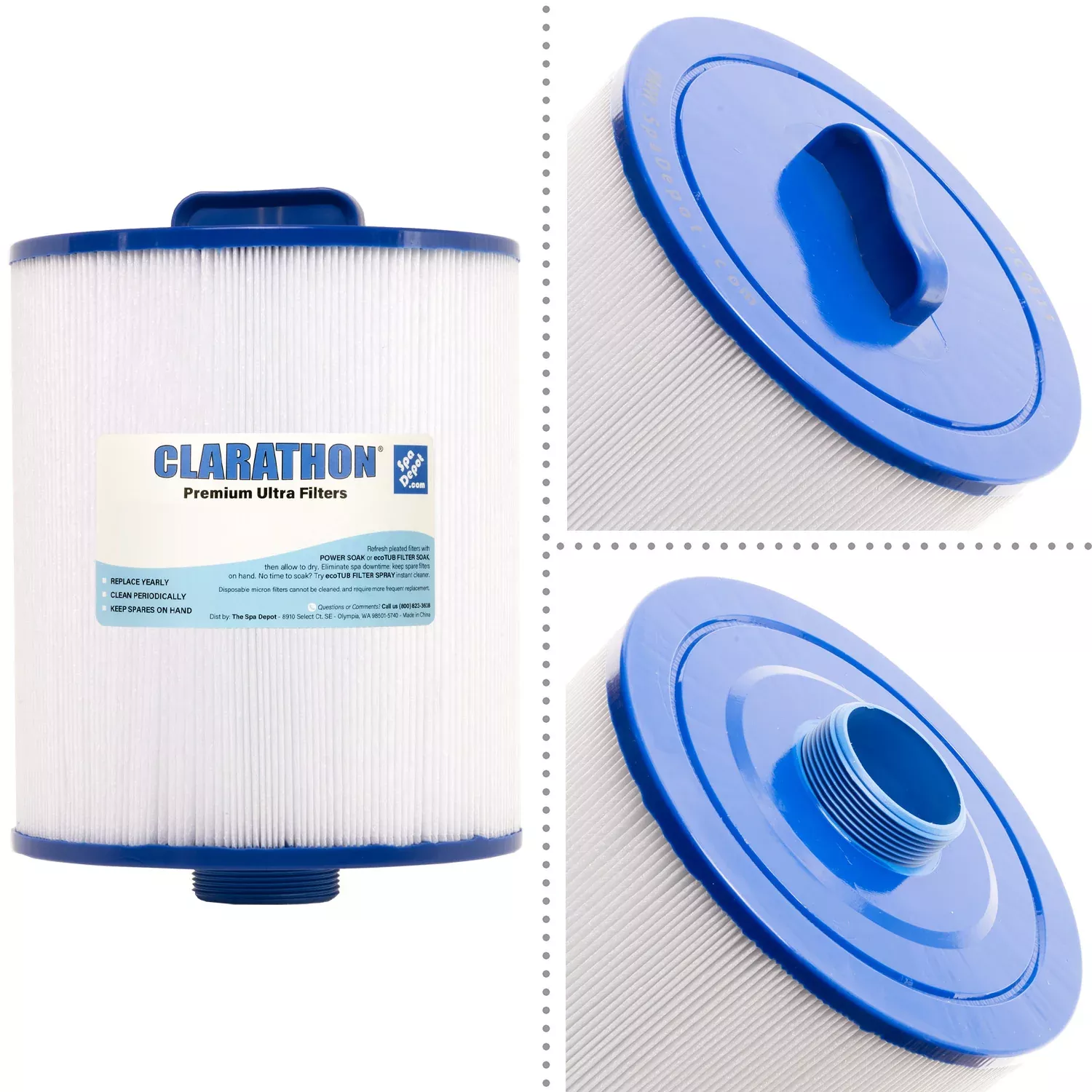 Clarathon FC-0515 Spa Filter PMA60-F2M 8CH-66
