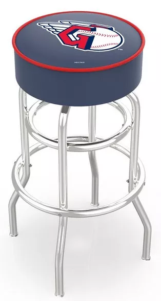 Cleveland Guardians Chrome Swivel Bar Stool, L7C1,Various Heights