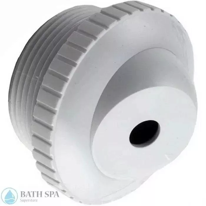 CMP Eyeball Fitting [1-1/2″MPT] [3-3/8″ FD] [3/8″ Orifice] [White] (25552-100-000)