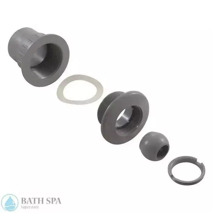 CMP Fiberglass Wall Fitting With Eyeball [Gray] (25523-701-000)