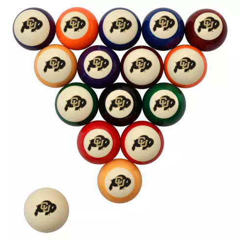 Colorado Buffaloes Billiard Ball Set