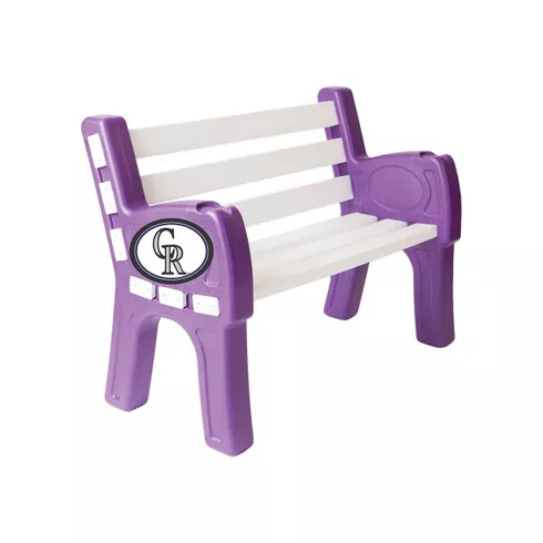 Colorado Rockies Park Bench