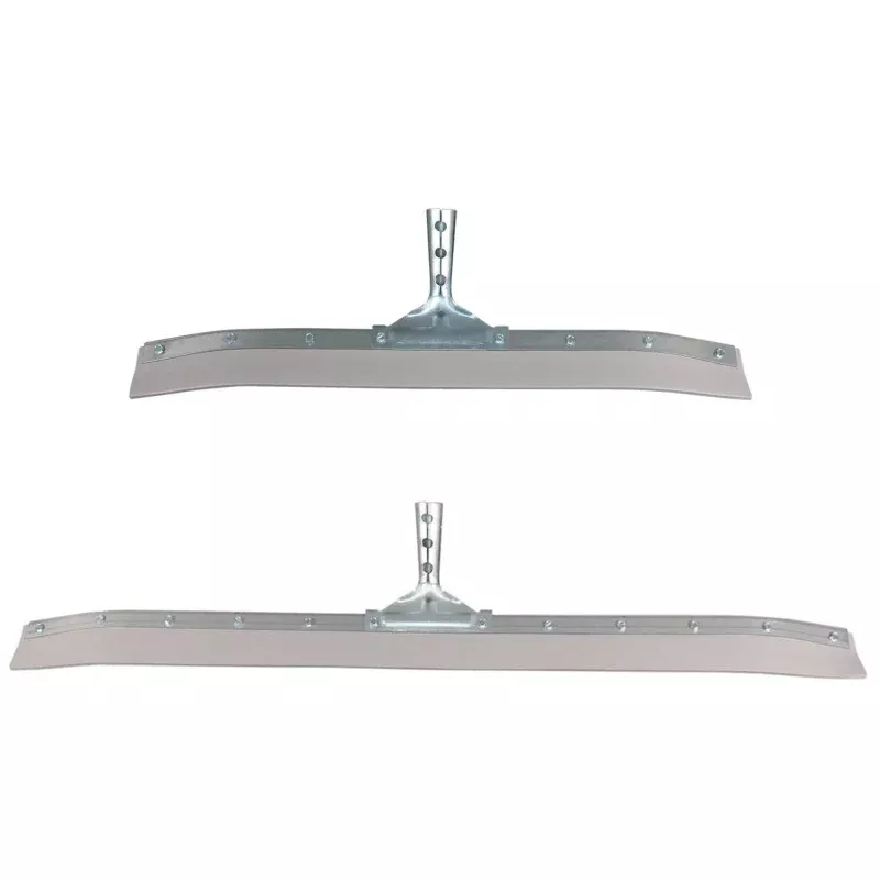 Curved Rubber Blade Squeegee – Various Sizes – White/Silver
