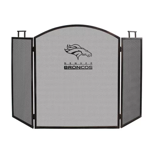 Denver Broncos Fireplace Screen