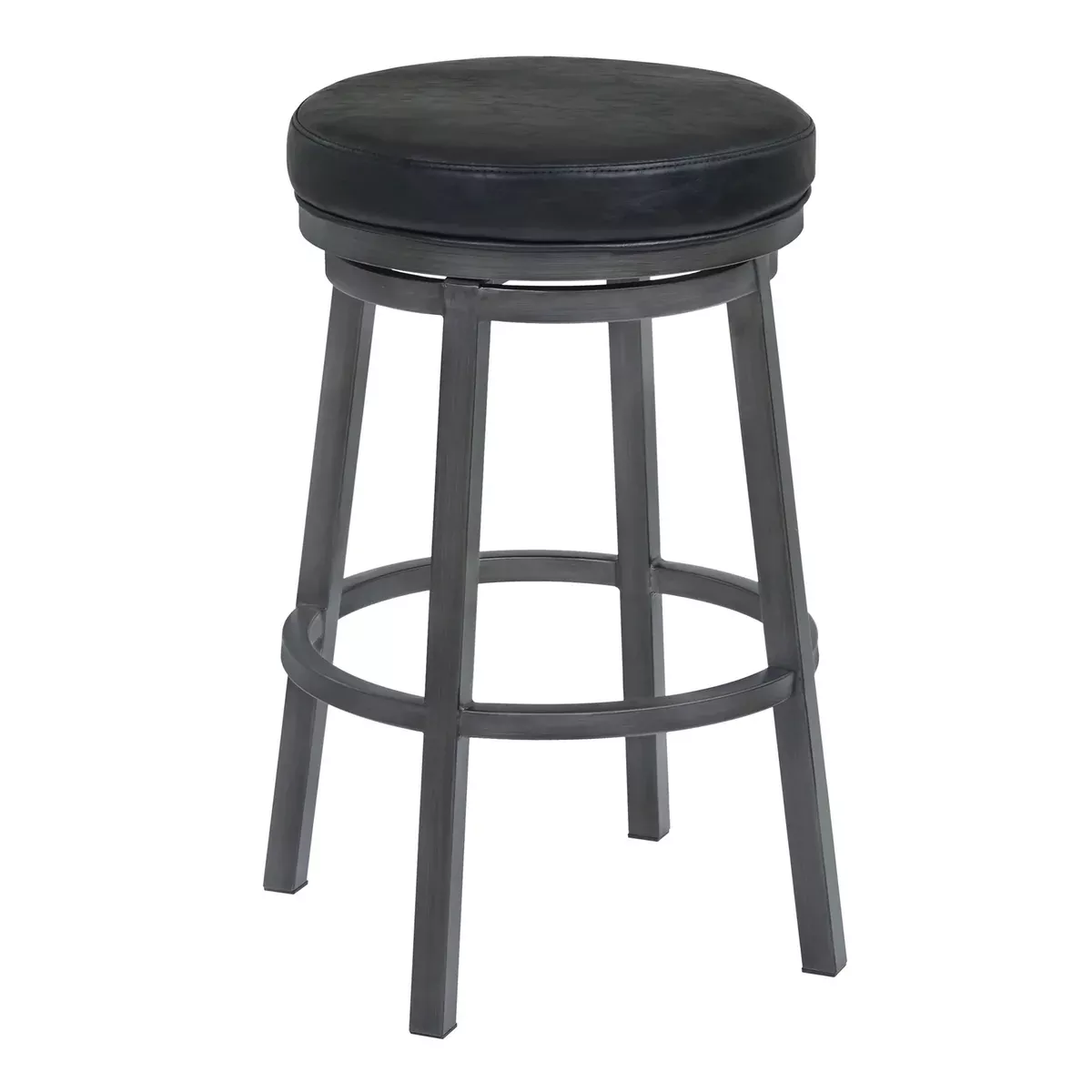 Destin Backless 30" Barstool - Mineral/Black