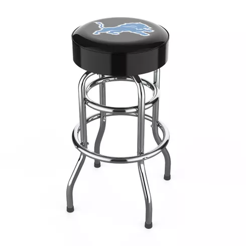 Detroit Lions 30" Chrome Bar Stool