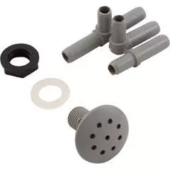 Dynasty Spa Air Injector, 3/8" Barb, Multi Body, Gray, 10394