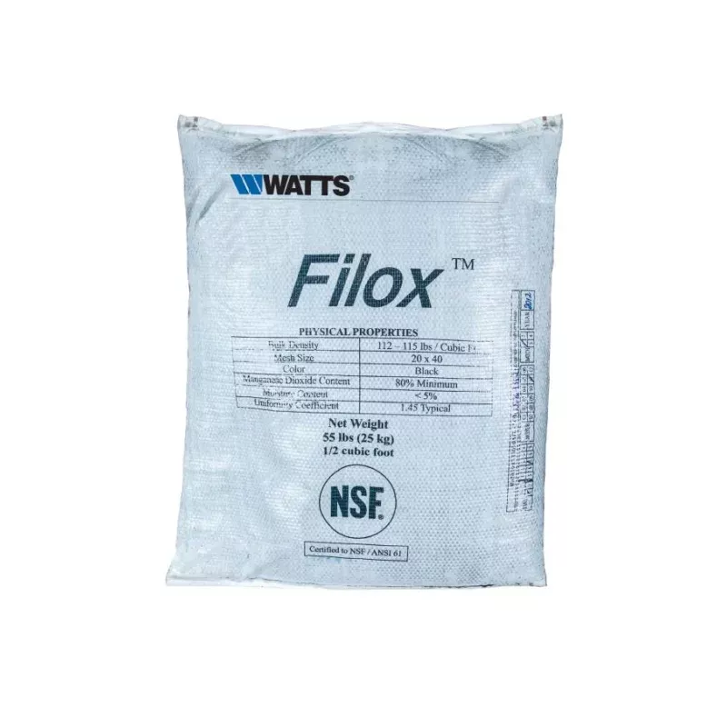 Filox A8033 – High Performance Media for Iron, Hydrogen Sulfide and Manganese Removal – 1/2 cuft/bag