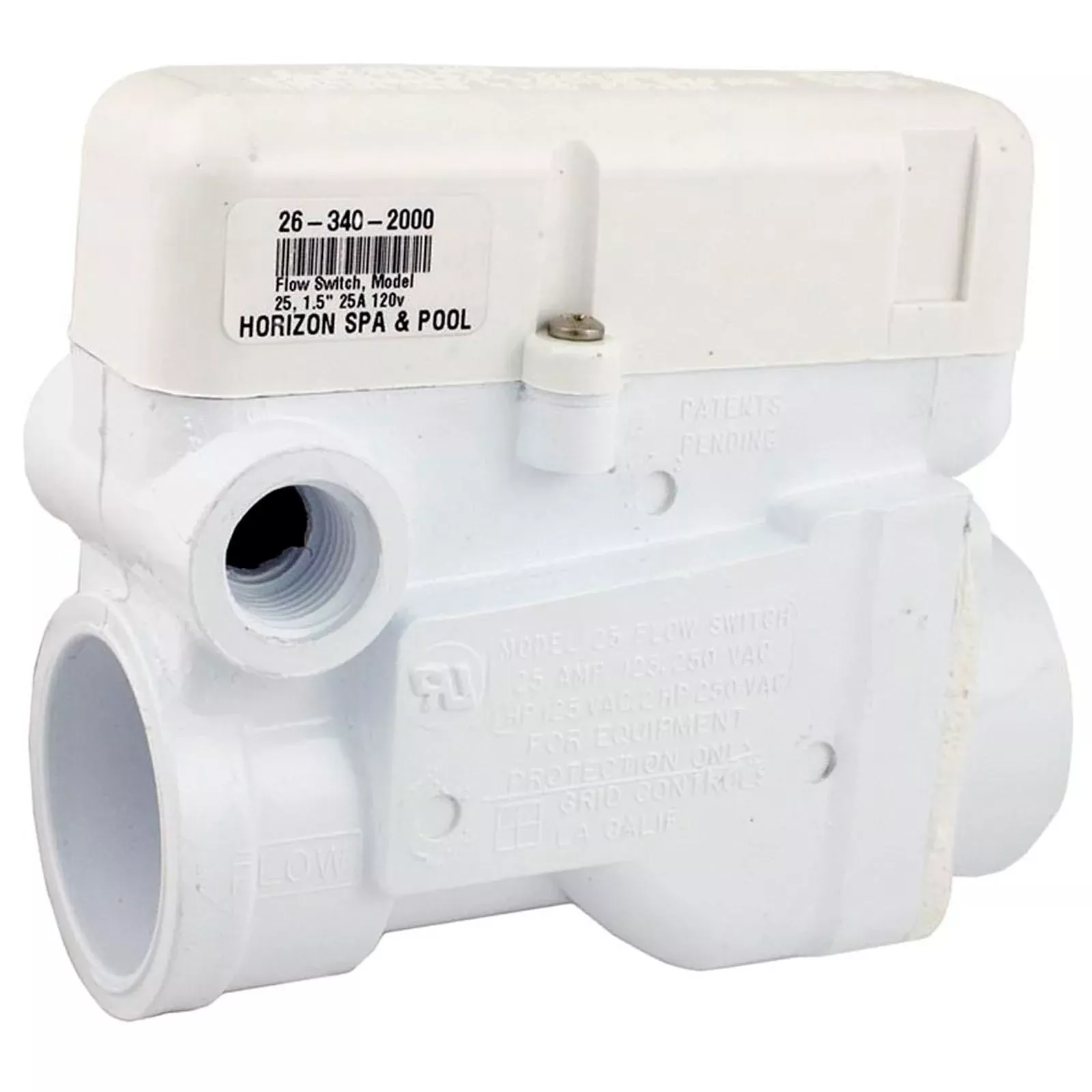Flow Switch, Grid Controls M-25, 25A, 115v, 1-1/2″ Slip