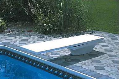 Flyte Deck II Stand for 8' Diving Board - Radiant White